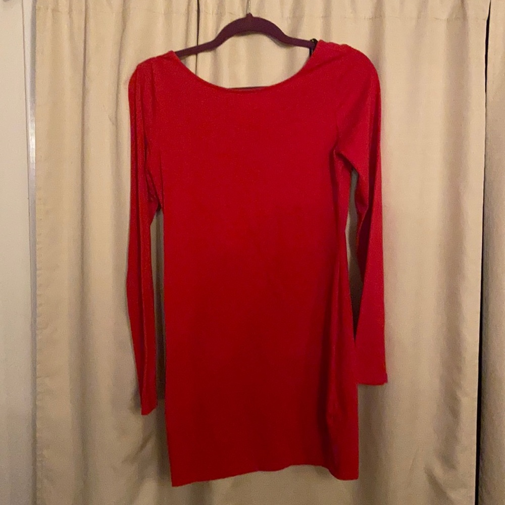 Red holiday dress